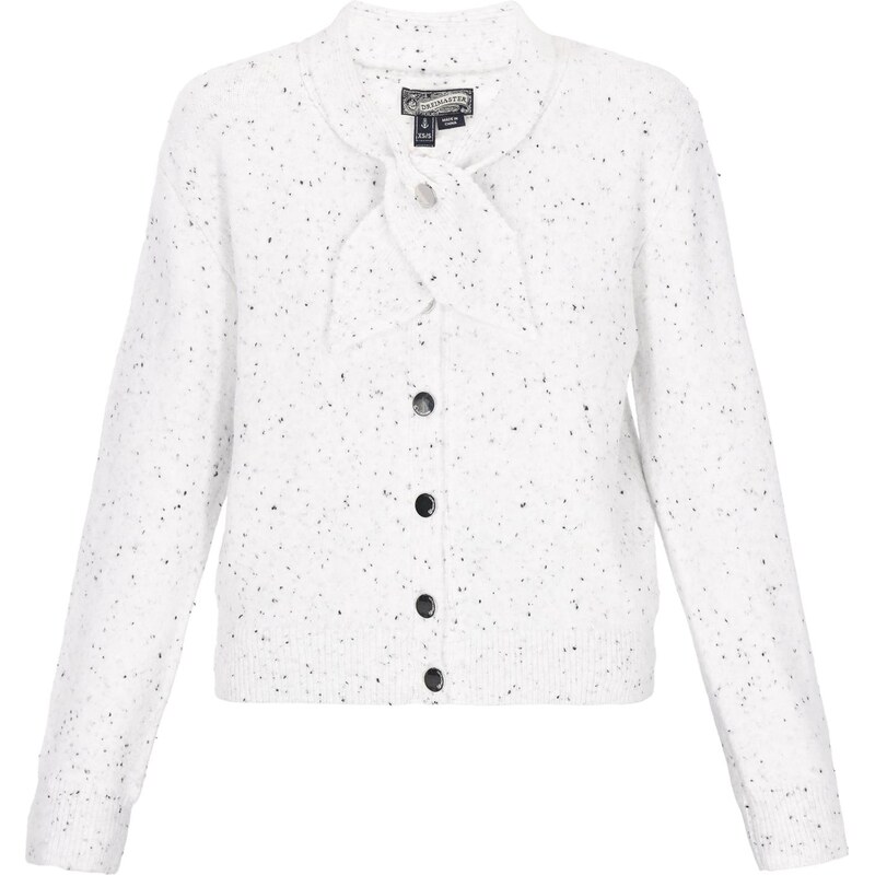 DreiMaster Vintage Kardigán šedobiela 66143328