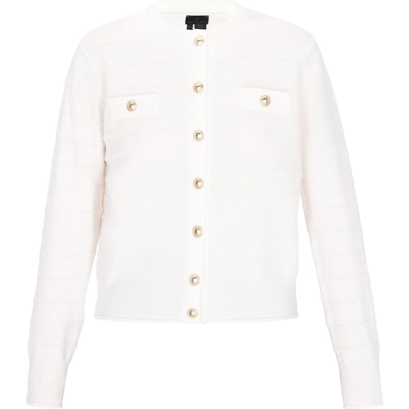 DreiMaster Klassik Kardigán šedobiela 66143357