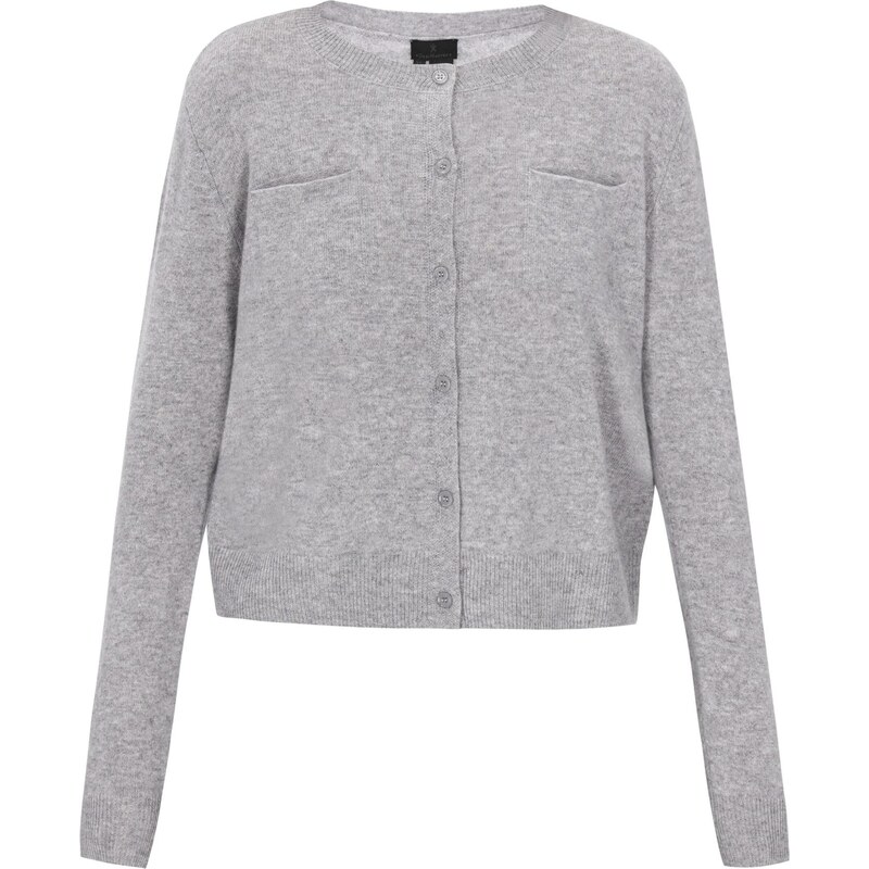 DreiMaster Klassik Kardigán sivá melírovaná 66143381