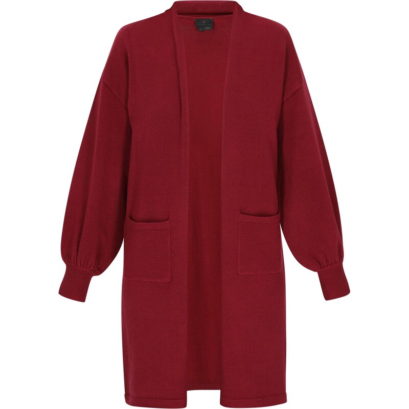 DreiMaster Klassik Kardigán burgundská 66143353