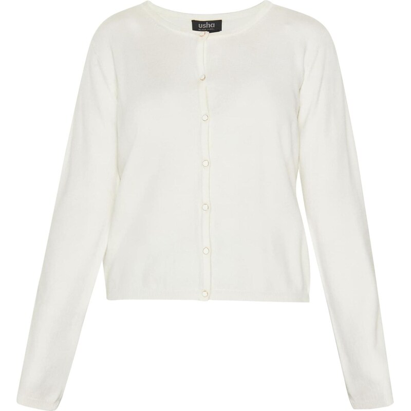 usha BLACK LABEL Kardigán Classic šedobiela 66143355