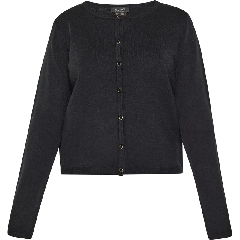 usha BLACK LABEL Kardigán čierna 66143362