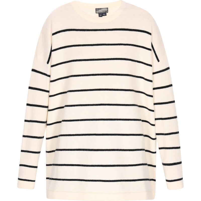 DreiMaster Vintage Sveter čierna / šedobiela 66143366