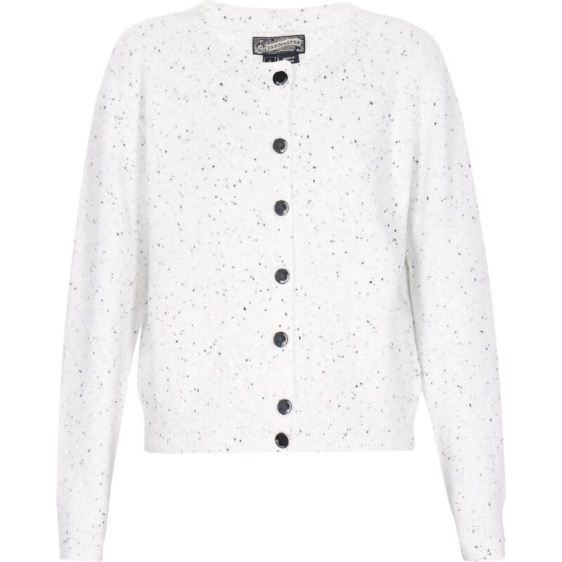 DreiMaster Vintage Kardigán Vintage šedobiela 66143391