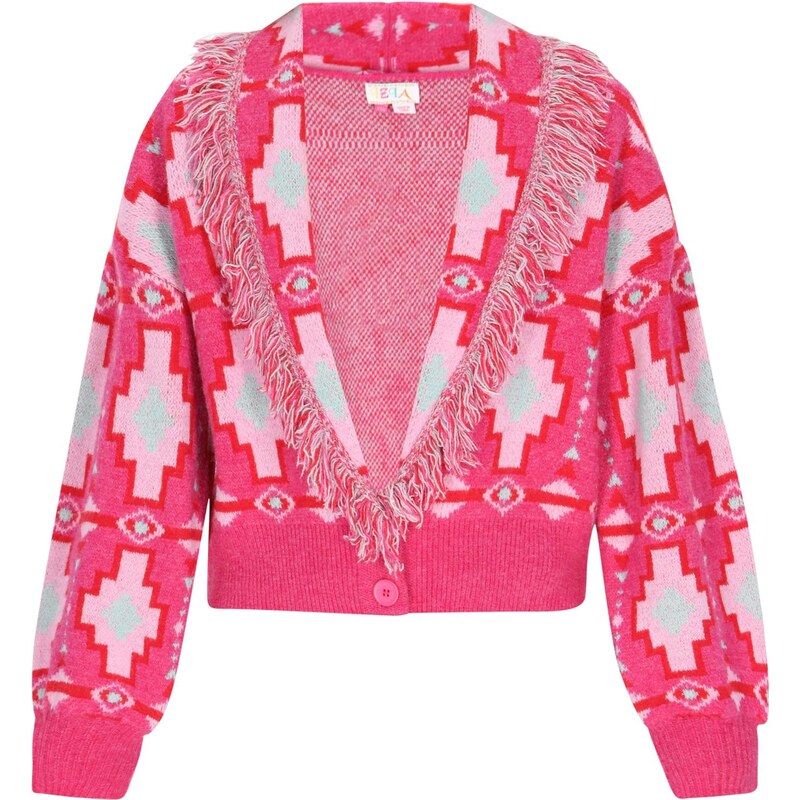 IZIA Kardigán svetlomodrá / ružová / svetloružová / červená 66143407