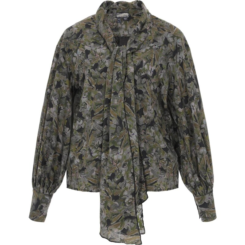 DreiMaster Vintage Blúzka čadičová / kaki / čierna 66143431