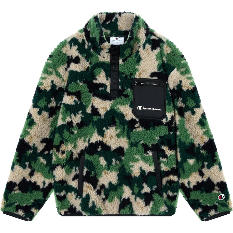 Champion Authentic Athletic Apparel Sveter béžová / jedľová / čierna 66143455