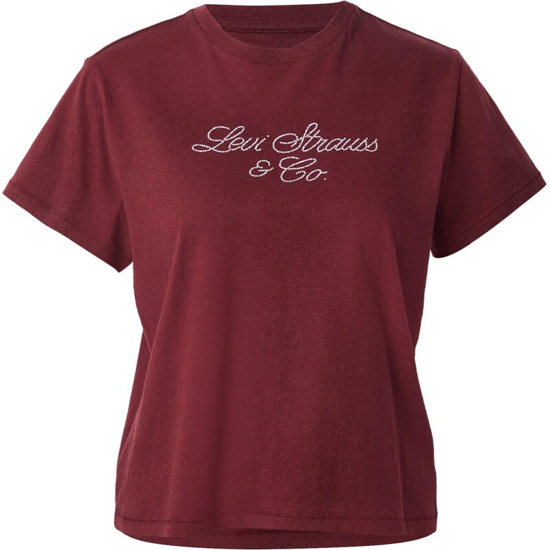 LEVIS Tričko Classic bordová / strieborná 66143485