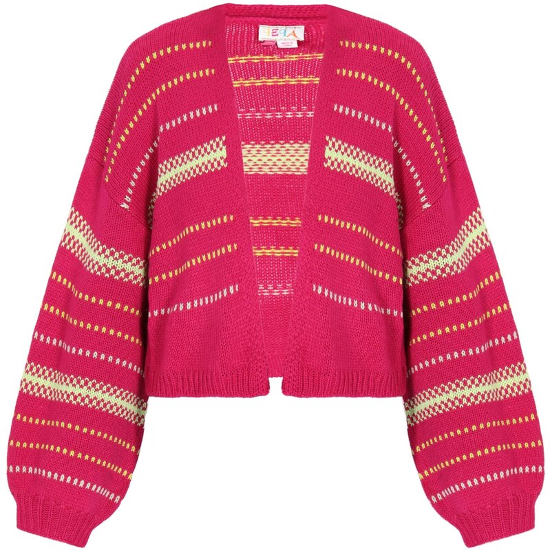 IZIA Kardigán béžová / fuksia 66143500