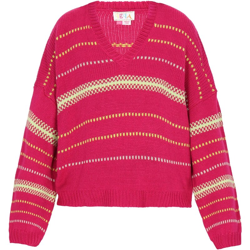 IZIA Sveter žltá / fuksia 66143503