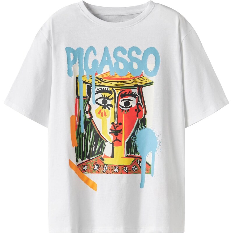 TWO SOON Tričko Kunst svetlomodrá / žltá / oranžová / biela 66163695