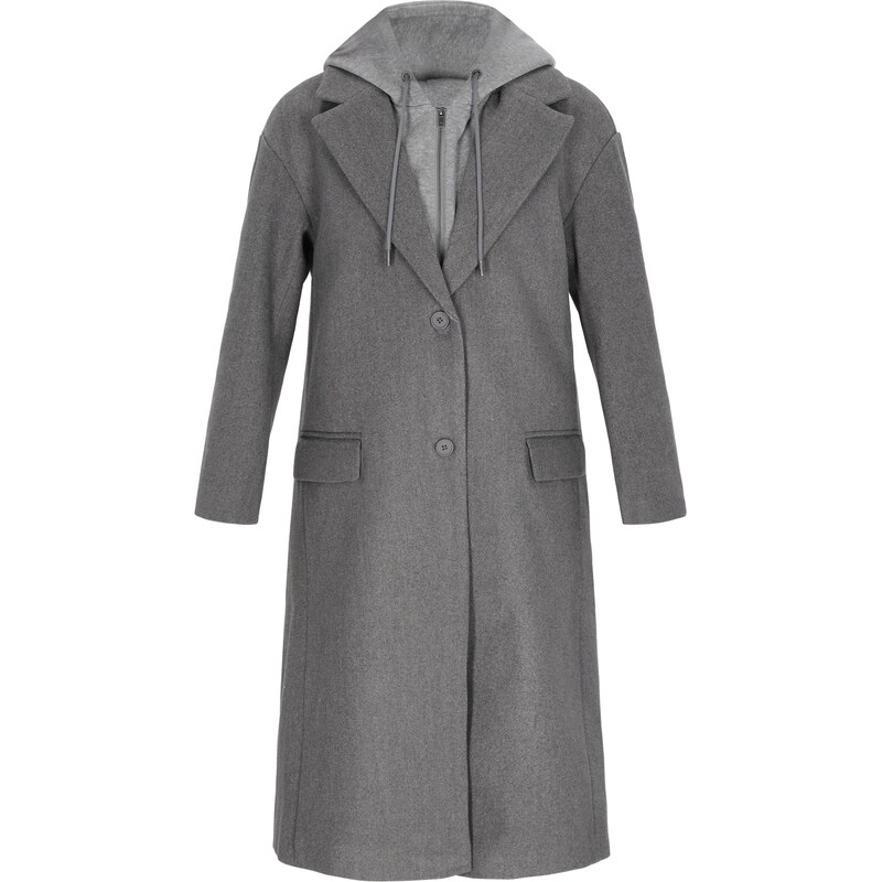 myMo ROCKS Prechodný kabát sivá melírovaná 66143579