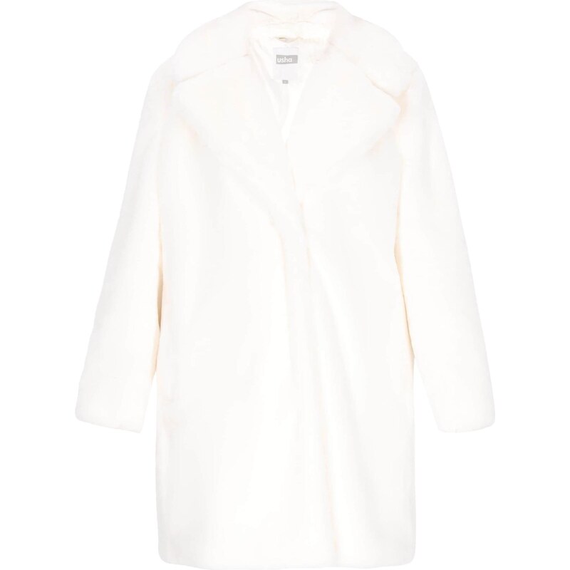 Usha Zimný kabát šedobiela 66143657