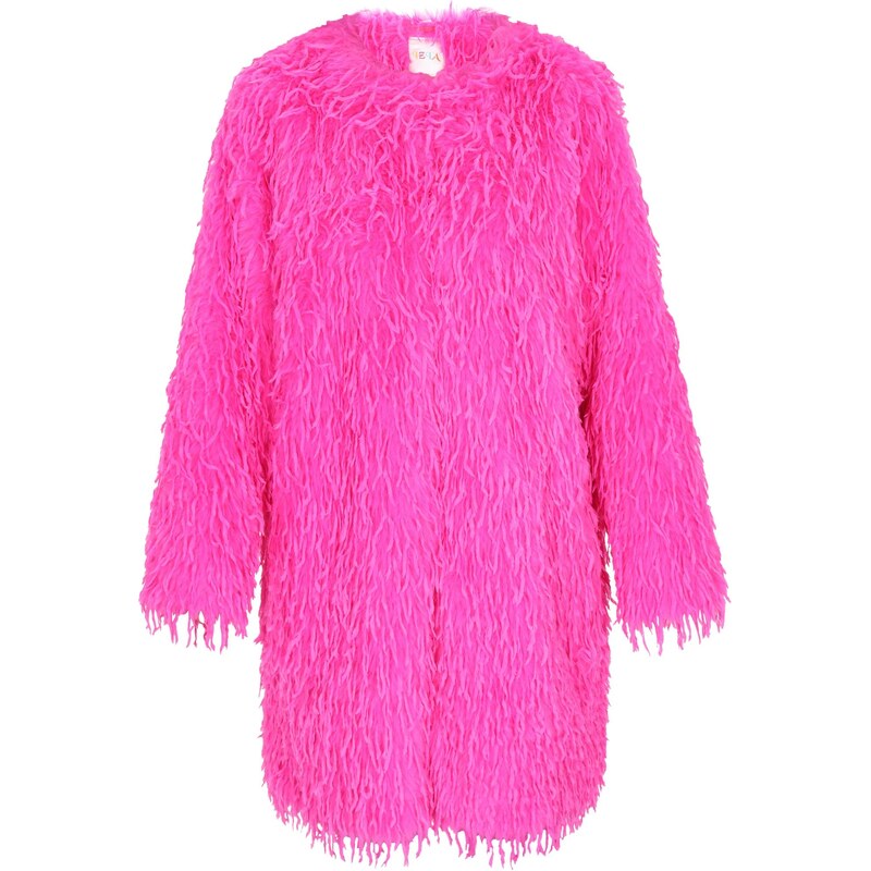 IZIA Prechodný kabát neónovo ružová 66143678
