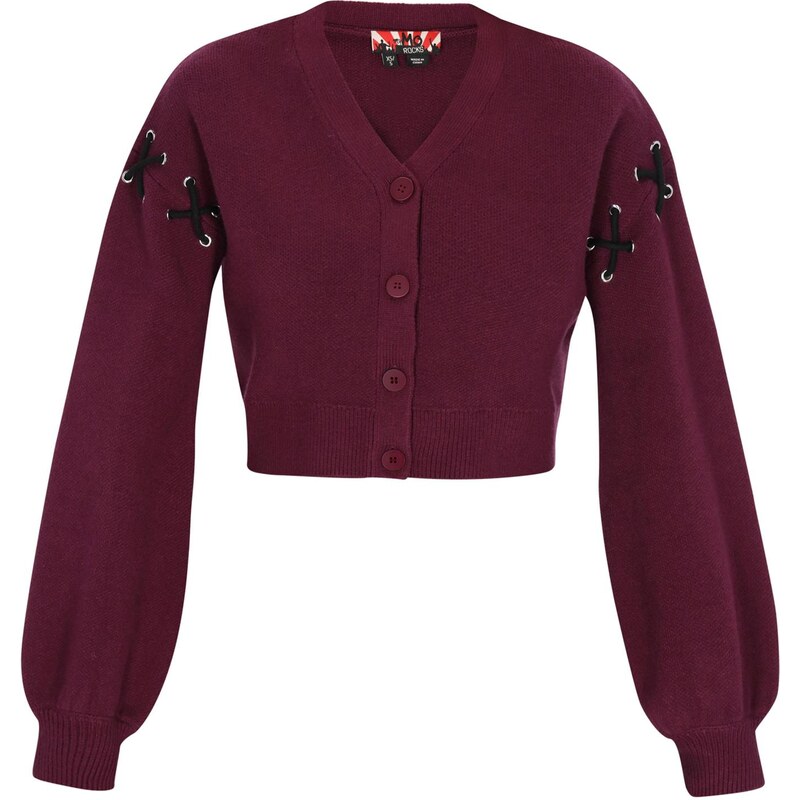 myMo ROCKS Kardigán burgundská 66142594