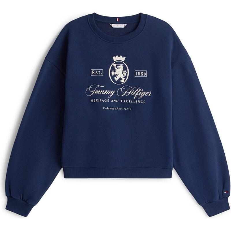 TOMMY HILFIGER Mikina námornícka modrá / biela 66144241