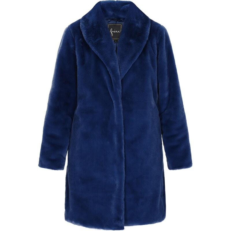 faina Zimný kabát Fashion Look námornícka modrá 66144584