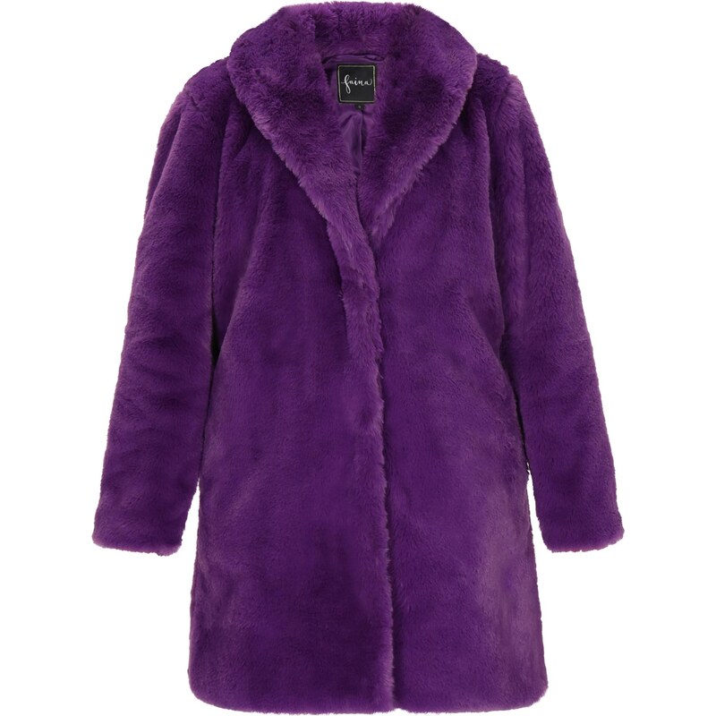 faina Zimný kabát Fashion Look fialová 66144586