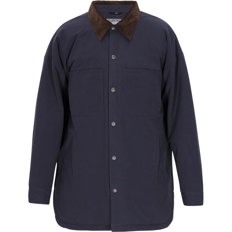 DreiMaster Vintage Prechodná bunda námornícka modrá / hnedá 66144813