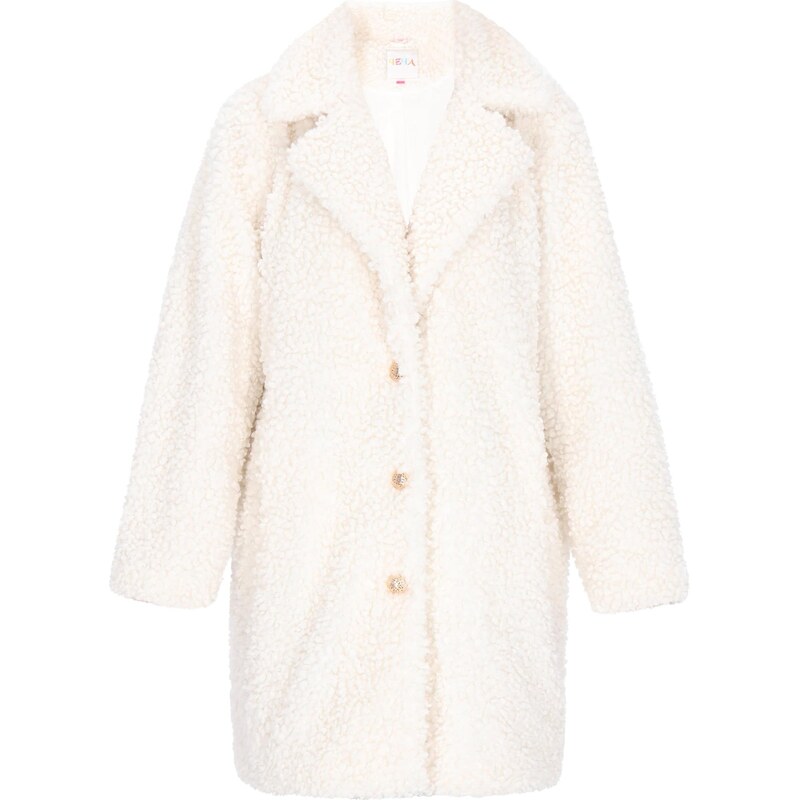 IZIA Prechodný kabát šedobiela 66144829