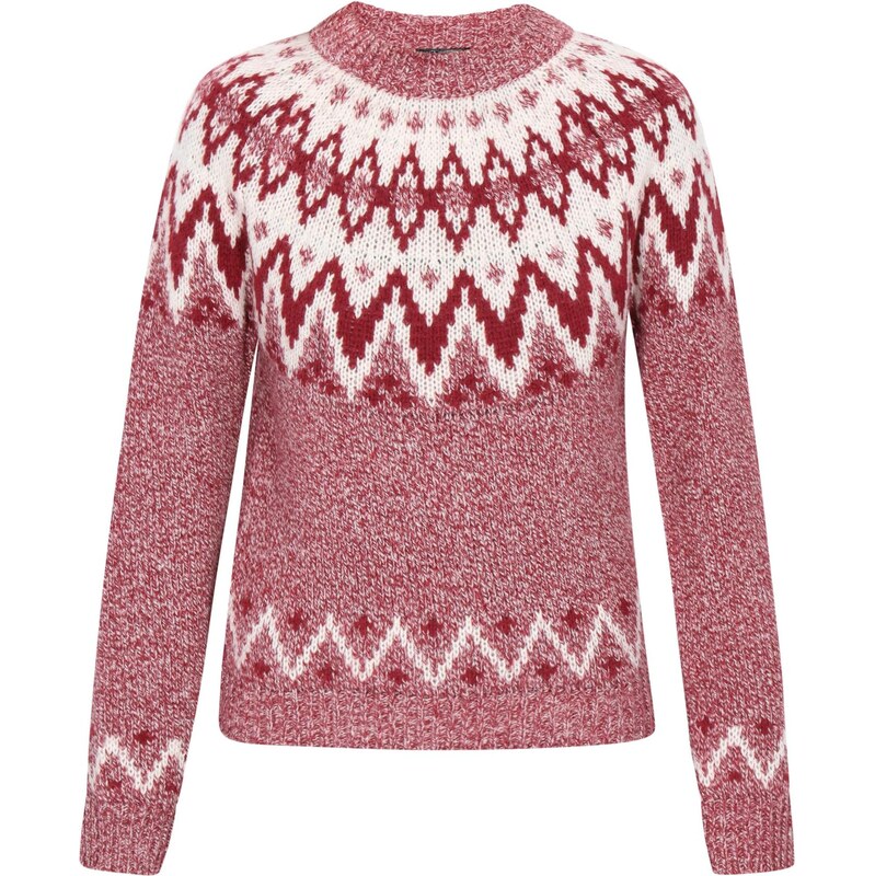 DreiMaster Vintage Sveter červená / červená melírovaná / biela 66144861