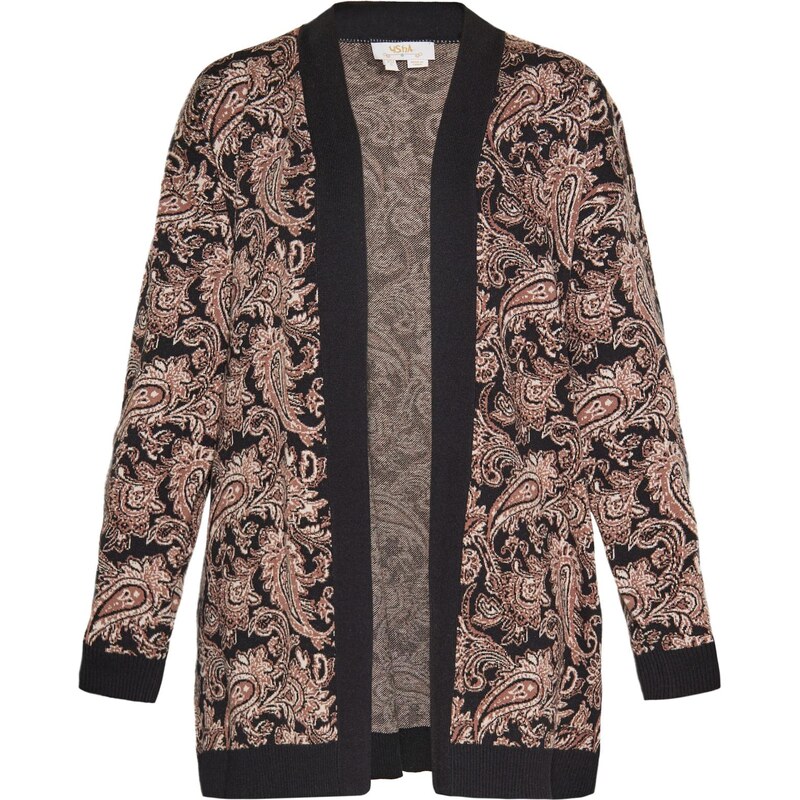 usha FESTIVAL Kardigán krémová / gaštanová / čierna 66144880