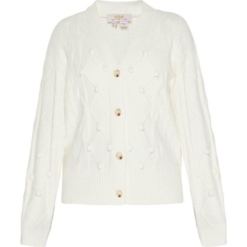 usha FESTIVAL Kardigán šedobiela 66144869