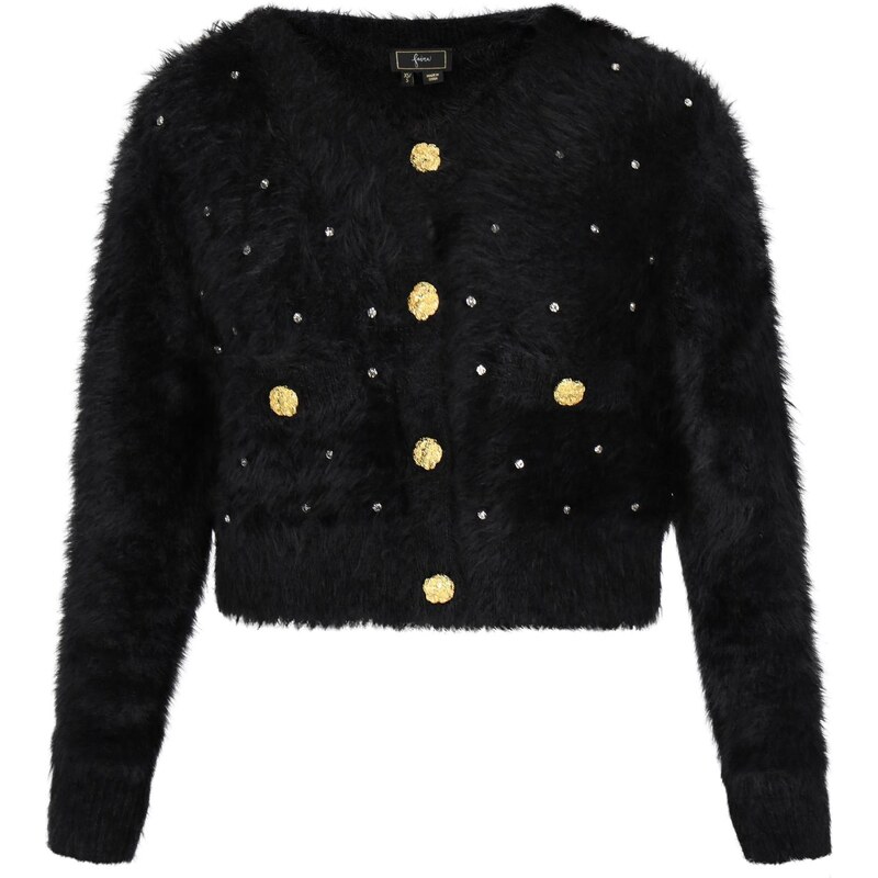 faina Kardigán Fashion Look čierna 66144885