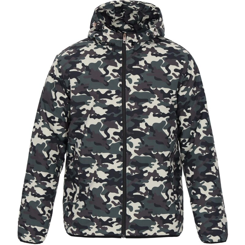 MO Prechodná bunda zelená / čierna / biela 66144930