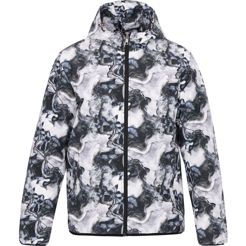 MO Prechodná bunda sivá / biela 66144940