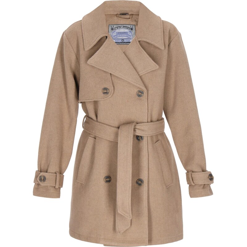 DreiMaster Vintage Prechodný kabát farba ťavej srsti 66144965