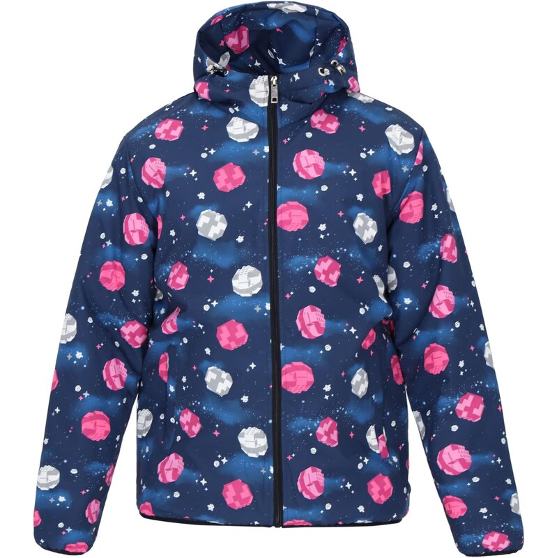 MO Prechodná bunda námornícka modrá / ružová / biela 66144939