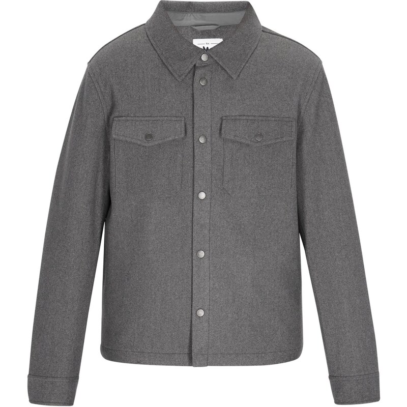 MO Prechodná bunda sivá melírovaná 66145039