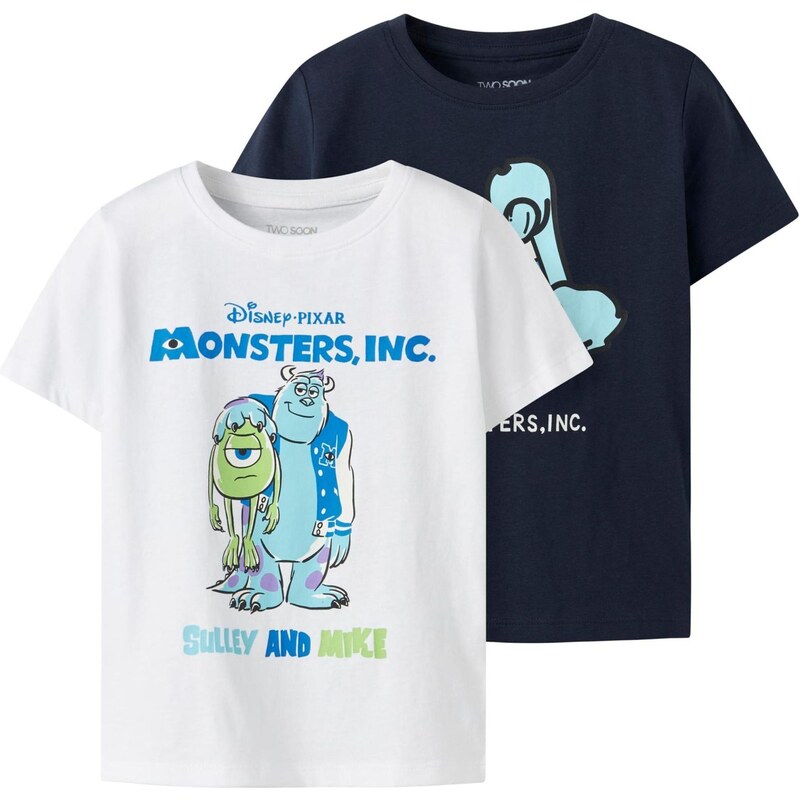 TWO SOON Tričko modrá / zmiešané farby / biela 66145055