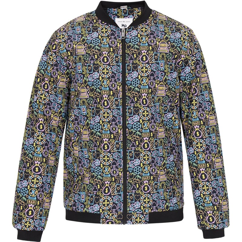 MO Prechodná bunda zmiešané farby / čierna 66145135