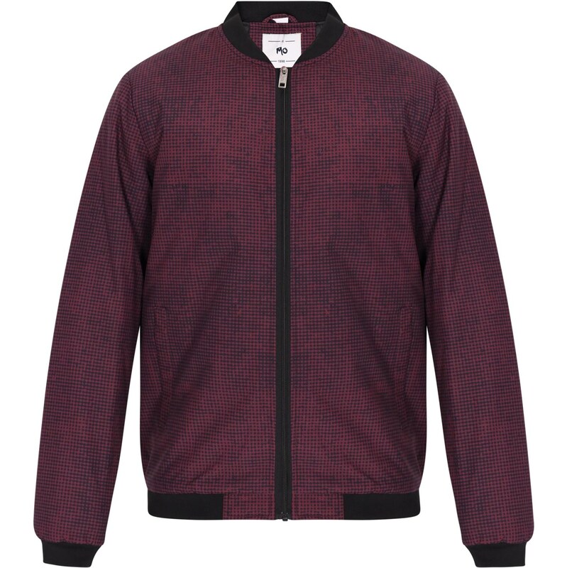 MO Prechodná bunda burgundská / čierna 66145133