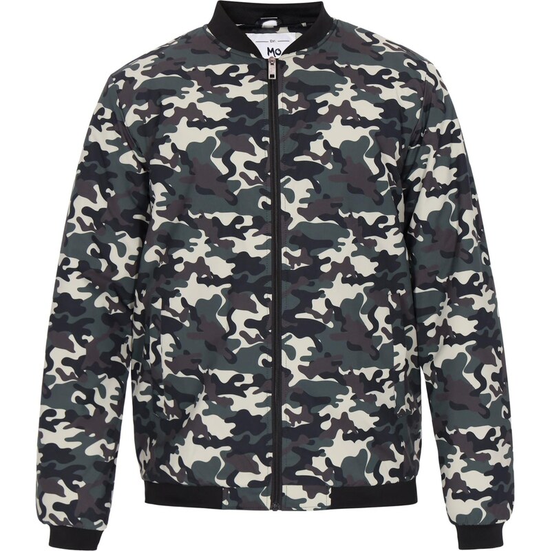 MO Prechodná bunda hnedá / zelená / biela 66145199