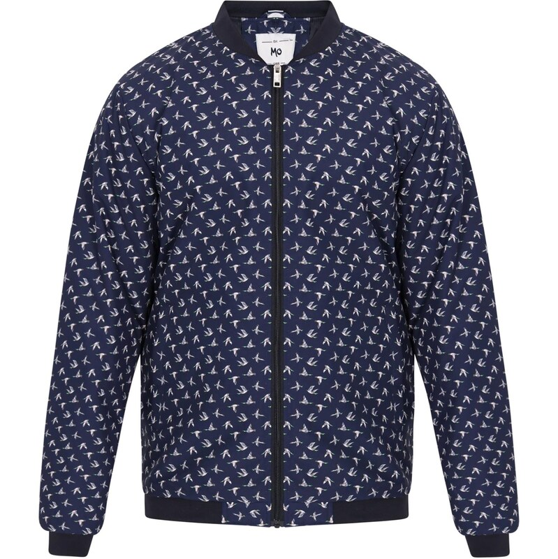 MO Prechodná bunda námornícka modrá / biela 66145203