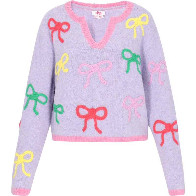 MYMO Sveter žltá / fialová / ružová / červená 66145273