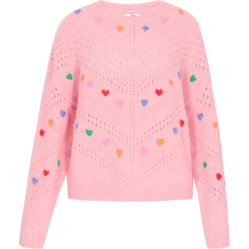 MYMO Sveter modrá / oranžová / ružová / rosé / červená 66145274