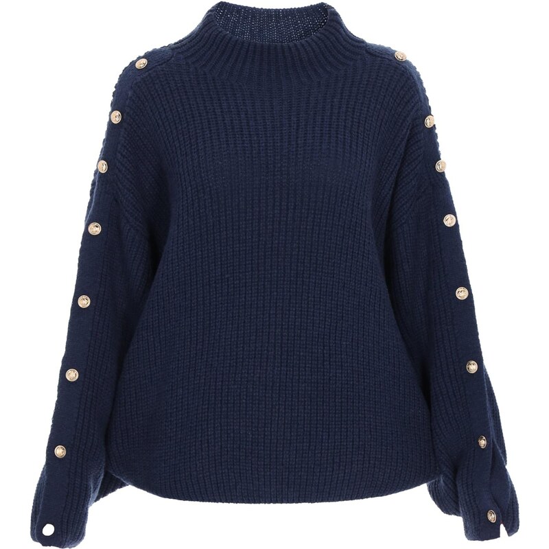 DreiMaster Maritim Sveter námornícka modrá 66145292