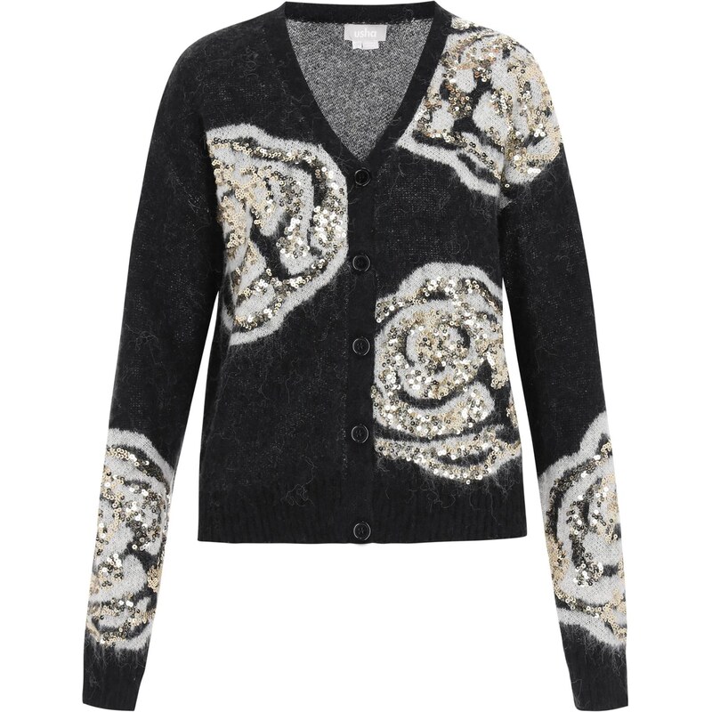 Usha Kardigán krémová / čierna 66145406