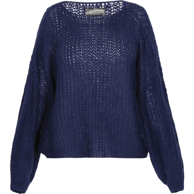 DreiMaster Vintage Oversize sveter námornícka modrá 66145502