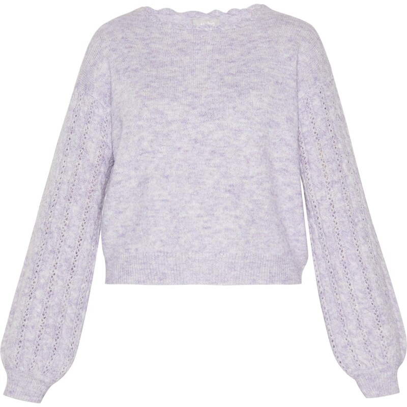 Usha Sveter fialová melírovaná 66145543