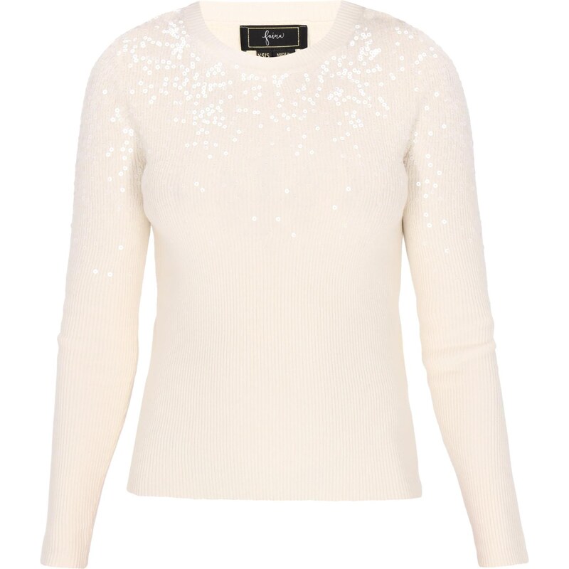 faina Sveter šedobiela 66145589