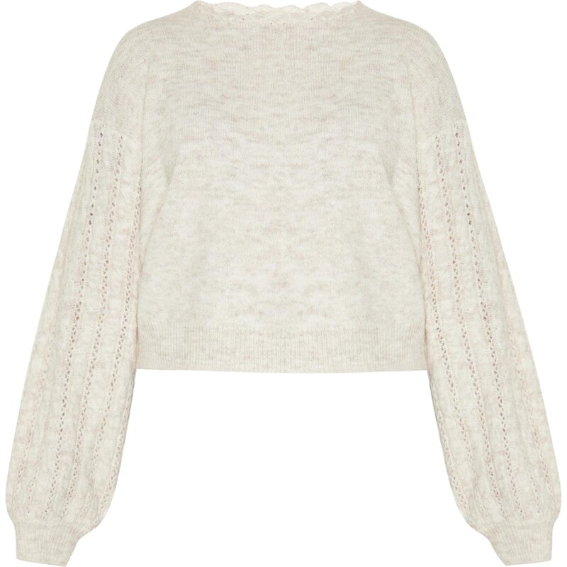 Usha Sveter biela melírovaná 66145546