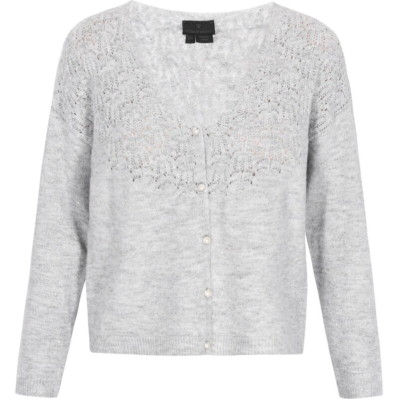 DreiMaster Klassik Kardigán sivá 66145612