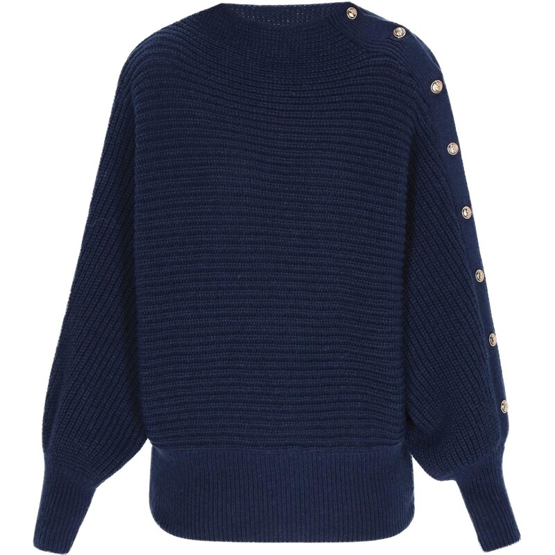 DreiMaster Maritim Sveter námornícka modrá 66145656