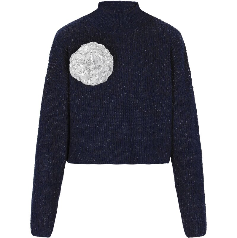 DreiMaster Vintage Sveter námornícka modrá / biela 66145684