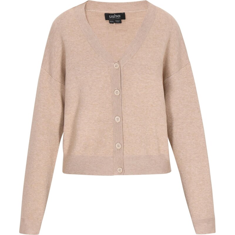 usha BLACK LABEL Kardigán farba ťavej srsti 66145724